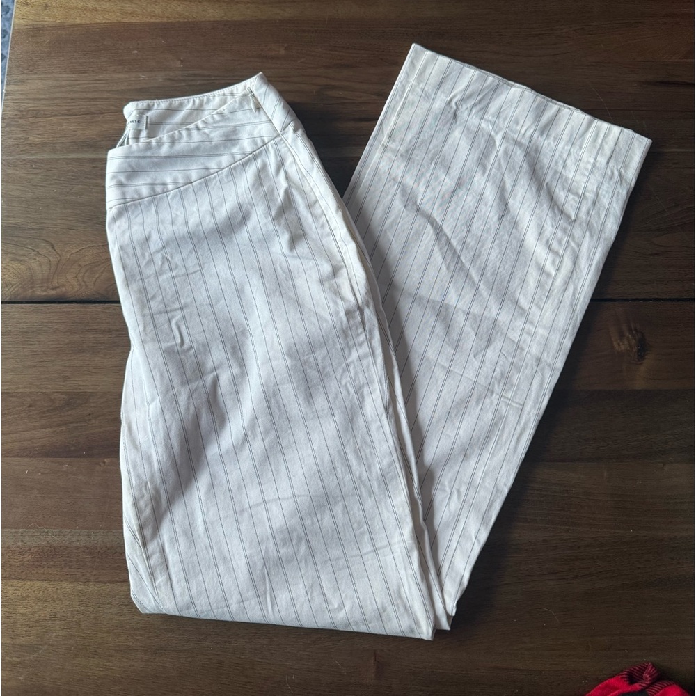 banana republic striped pants